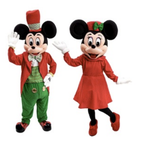 Minnie a Mickey na plese